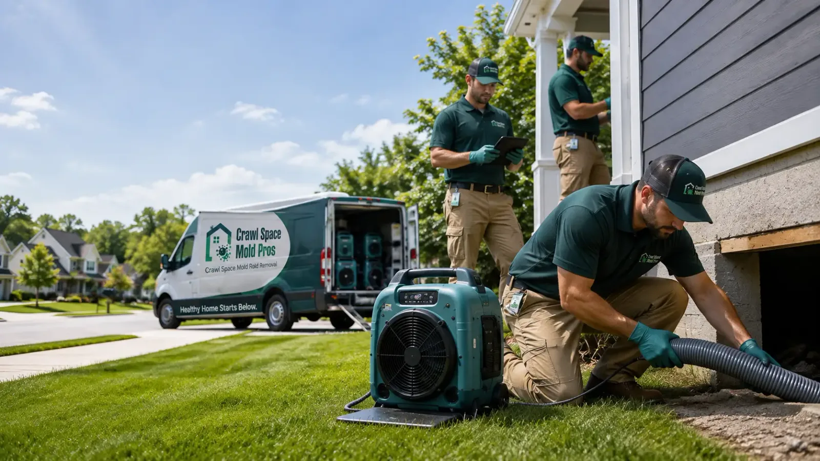 Crawl Space Mold Removal in Boys Town, NE